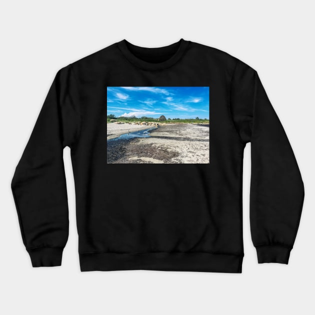 Scarborough Beach Ruins Crewneck Sweatshirt by offdutyplaces